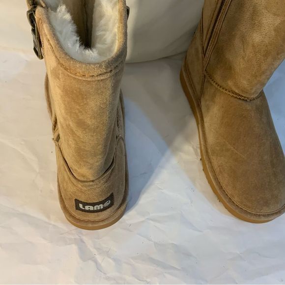 Lamo Tan Ankle Boots - Picture 3 of 11